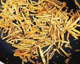 余ったきんぴらごぼうで！パリパリ焼き作り方5写真