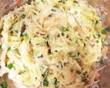 粉少なめ？なくても美味しい、お好み焼き作り方2写真