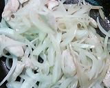 ヘルシー塩麹炒(ささ身・舞茸・玉ねぎ)作り方2写真