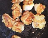 鶏肉の粒マスタードレモンソース♪作り方2写真