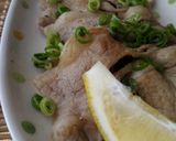 ロースの塩レモン焼き作り方4写真