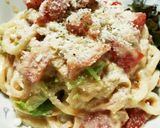 冷製✨ヘルシー♪トマトクリームうどん♥作り方5写真
