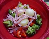 簡単！野菜とハムのクリームソテー作り方2写真