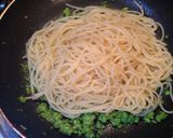 枝豆と大葉のペペロンチーノ作り方7写真