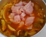 レタス鶏むね肉 アスパラのカレー風スープ作り方7写真