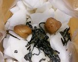 大根と梅干と塩昆布の簡単即席漬作り方1写真