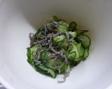 きゅうりと塩昆布の酢の物☆簡単作り方5写真