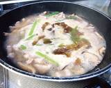 マカパウダー豚ロースとアスパラ椎茸卵とじ作り方6写真