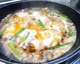マカパウダー豚ロースとアスパラ椎茸卵とじ作り方7写真