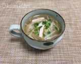 【 もやしとハムの中華スープ♪】作り方3写真