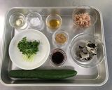 きくらげとツナの中華風和え物作り方1写真