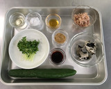 きくらげとツナの中華風和え物作り方1写真