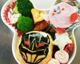 キャラ弁 ジュウオウザワールド カービ作り方1写真