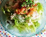 海鮮ラーメン０で！豚キムサラダ冷麺作り方5写真