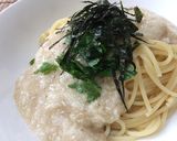 ねばねばとろろの和風冷製パスタ作り方4写真