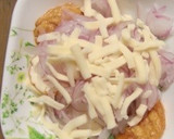 魚河岸揚げ＋いんげん＋玉ねぎのチーズ焼き作り方4写真