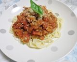 フレッシュトマトでボローニャソースパスタ作り方9写真