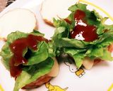 【簡単】楽しい可愛い練り物ハンバーガー♡作り方4写真