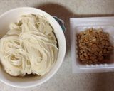 残り活用！そうめんのアボガド&納豆焼き作り方1写真