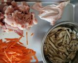 鶏肉とごぼうの炊き込みご飯作り方4写真