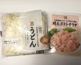 コンビニ材料で⁈濃厚明太クリームうどん♡作り方1写真