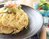 夏にピッタリ！たまごかけパスタ作り方7写真