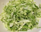 キャベツとあみえびの、豆腐のっけ盛り♫作り方1写真