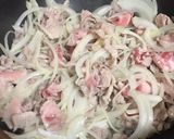 豚キムチ玉ねぎシャキシャキ炒め♡作り方1写真