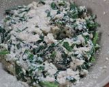 夕食に♪木綿豆腐とひしおdeニラの白あえ作り方3写真