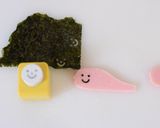 【キャラ弁】海苔巻きカタツムリ弁当作り方6写真