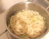 彼氏が満足する夜食、白だし鳥もも肉うどん作り方6写真