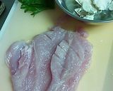 鶏胸肉ポテトサラダ巻作り方1写真