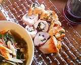 鶏胸肉ポテトサラダ巻作り方6写真