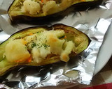 簡単！！ なすの器でポテトグラタン作り方5写真