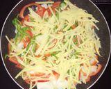 豚肉の彩りオイスター野菜炒め作り方1写真