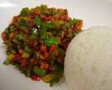 カレールーで☆色鮮やかなドライカレー作り方6写真