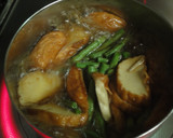 インゲンとさつま揚げの胡麻煮作り方2写真