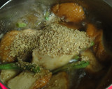 インゲンとさつま揚げの胡麻煮作り方3写真