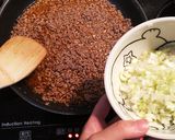 青梗菜の肉味噌あんかけ作り方5写真