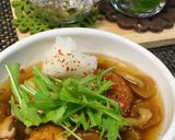 魚河岸あげと長芋のきのこあんかけ作り方4写真