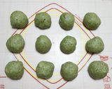 ふわっふわ♡粒あんよもぎパン（HB生地）作り方6写真