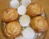 魚河岸あげと長芋と白菜さっぱりレンジ煮物作り方3写真
