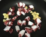 たことにんにくのオリーブ炒め☆作り方4写真