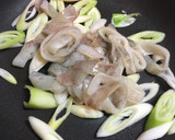 簡単美味しい♡イカと白葱のイカワタ卵炒め作り方6写真