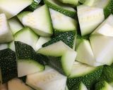 簡単♪ズッキーニとツナ缶の炒め煮作り方1写真