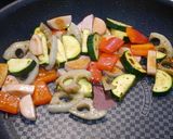 ヘルシー!ズッキーニとレンコンの照り焼き作り方3写真
