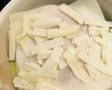 ワンタンの皮で！ひき肉ミルフィーユ！作り方5写真