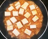 キムチとベーコンで作る韓国ふう麻婆豆腐作り方5写真