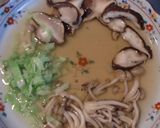プレミアムゼロ!椎茸と唐揚げの夏ラーメン作り方3写真