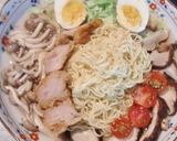 プレミアムゼロ!椎茸と唐揚げの夏ラーメン作り方4写真